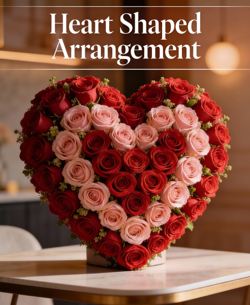 Heart Shaped Arrangement