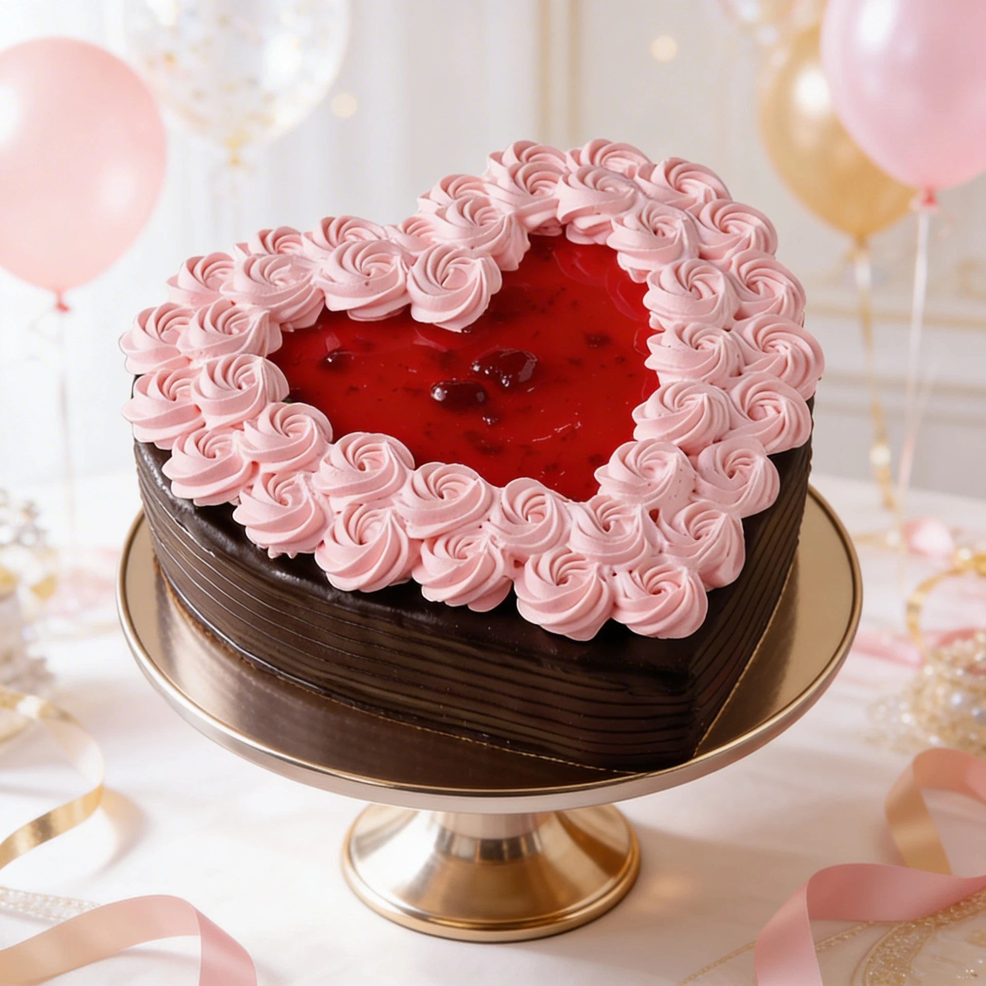 Chocolate Strawberry Cake