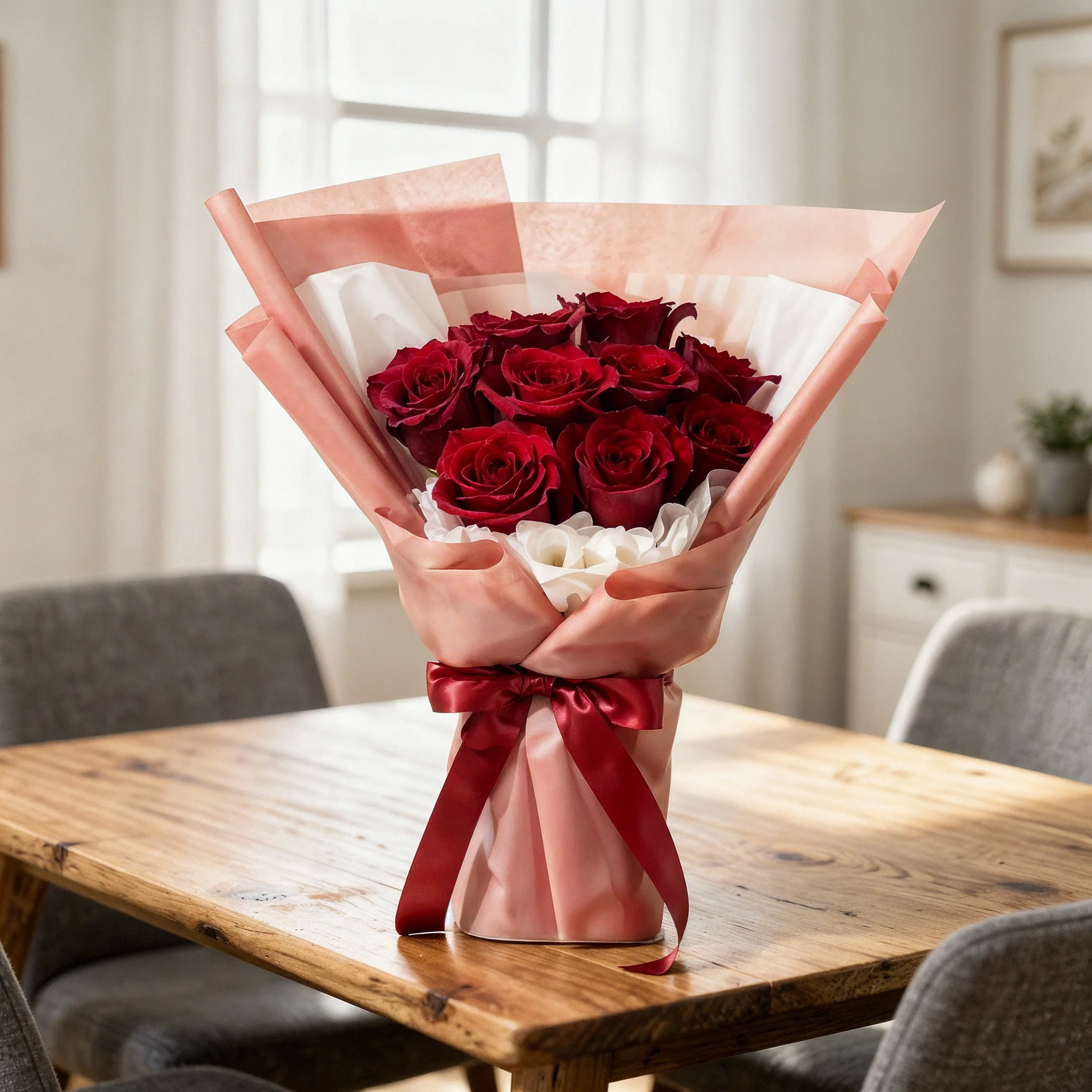 10 red roses bouquet 10 red roses bouquet