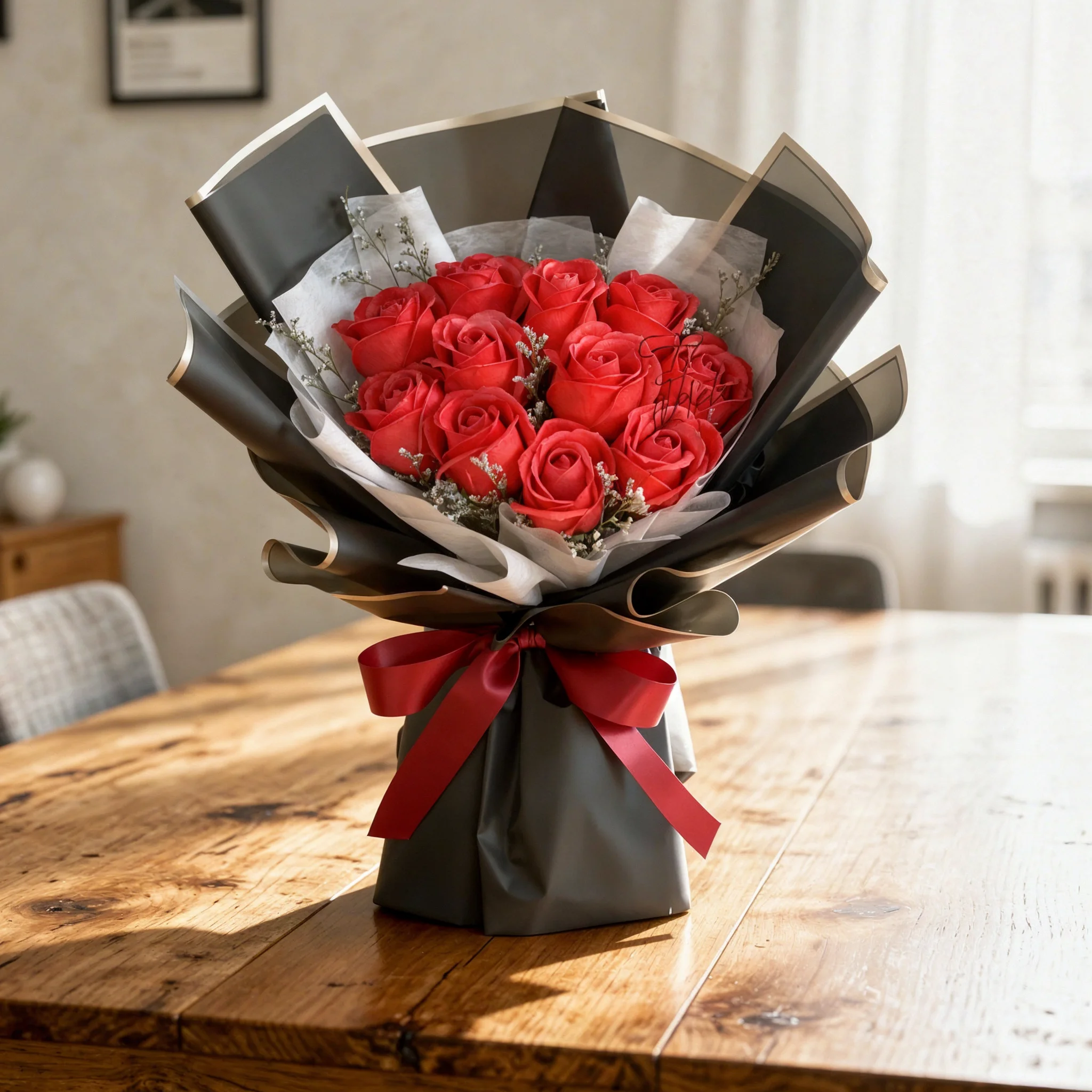 12 Red Roses Bouquet