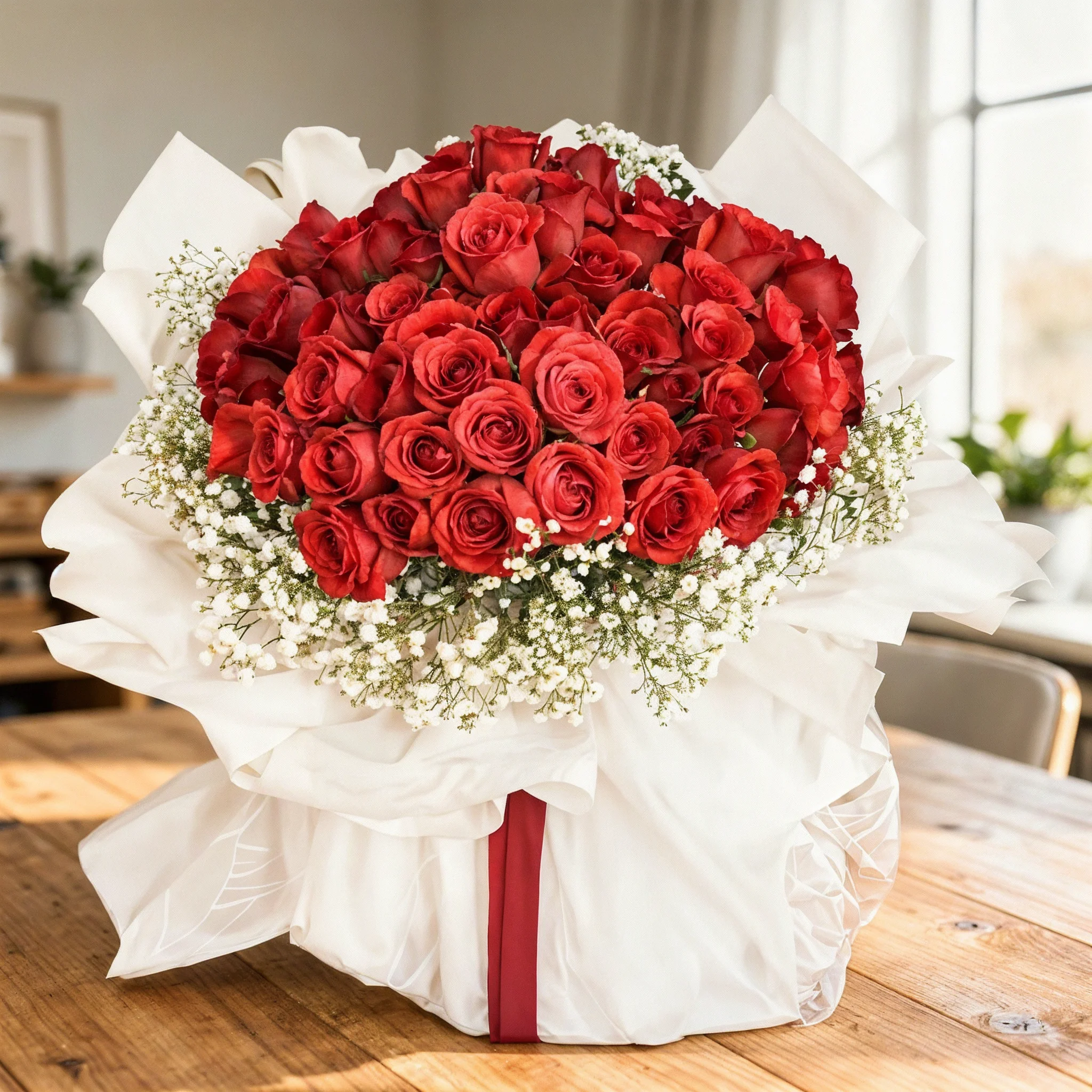 75 Red Roses Bouquet